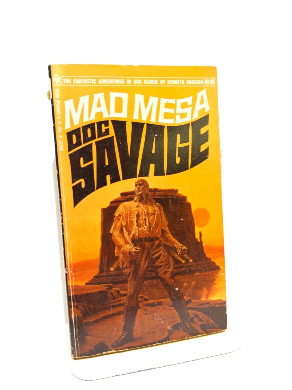 Vintage Doc Savage #66 - MAD MESA - Mass Media Paperback Book